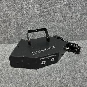 RGB Laser/DMX LED Scanning Stage Lights w/ Power Cord Multiple Settings (TESTED)